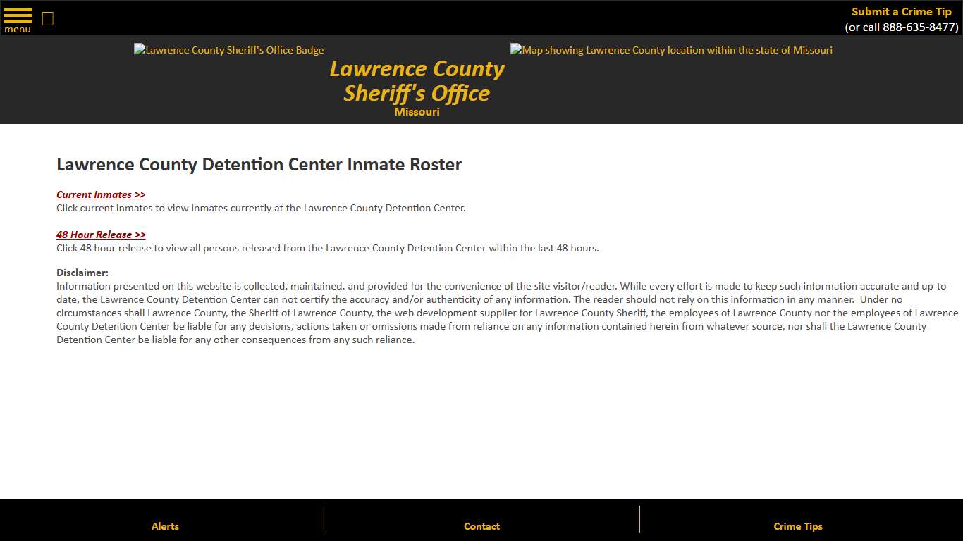 Roster Choose - Lawrence County Sheriff MO